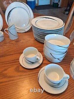 White Pearl Designed By Jack Prince Block Spal 68 Piece Dinnerware Grouping