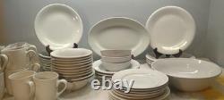 White Porcelain Dinnerware Set (52 Pieces) Mixed Brand Oneida Newcor HOME