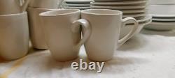 White Porcelain Dinnerware Set (52 Pieces) Mixed Brand Oneida Newcor HOME