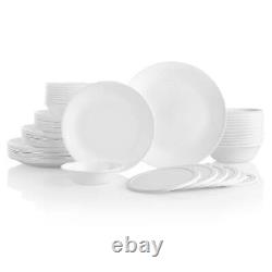 White bowl set, 66 pieces
