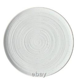 White round stoneware 16 pieces Dinnerware Set