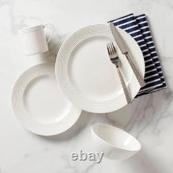Wickford 16-Piece Dinnerware Set, 15.75 LB, White