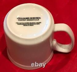 Williams-Sonoma PANTRY ESSENTIALS White Porcelain 24-Piece Dinnerware Set EUC