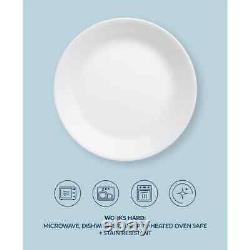 Winter Frost White 16-Piece Dinnerware Set (Service for 4) in White