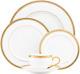 Women'S Oxford Place 5 Piece Place Setting White Dinnerware