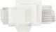 Zen Buffet White Porcelain Dinnerware Set for 4, Square Plates Bowls and Mugs, C
