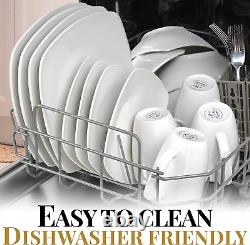 Zulay 16 Piece Dinnerware Sets Porcelain White Dinnerware Set, Premium Quality